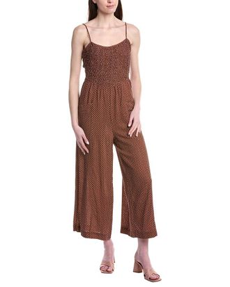 Saltwater Luxe Tank Linen-Blend Jumpsuit