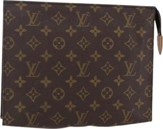 Louis Vuitton Pre-owned Clutches, female, Brown, Size: ONE SIZE Pre-owned Vintage Canvas Clutch