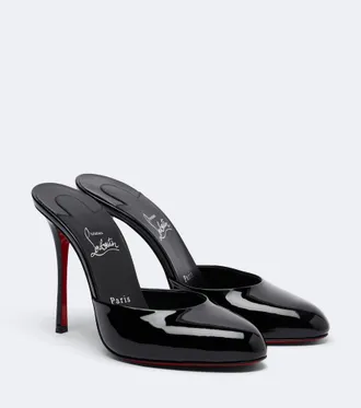 Christian Louboutin Dolly patent leather mules