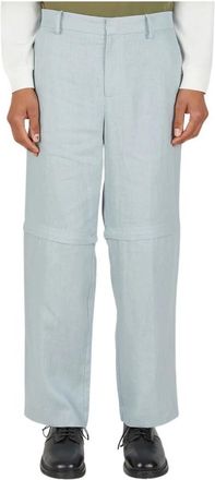 Wynn Hamlyn Zip Off Cargo Broek - Heren - Straight fit broeken - Blauw - W34 - Linnen - Broeken