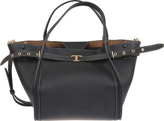 Tod's T-Timeless Tote - Dames - Shoppers - Zwart - ONE Size - Leer - Tassen