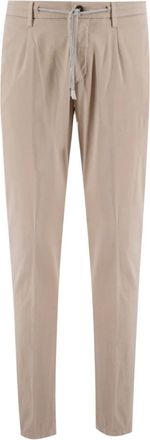 Eleventy Slim-fit Broeken - Heren - Slim Fit Broeken - Roze - W36 - Broeken