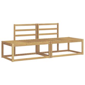 vidaXL Conjunto De Sof&aacute;s De Exterior 2 Pcs Blanco 182,5 X 63 X 73 Cm Vidaxl
