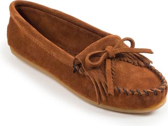 Minnetonka Kilty Moccasins, Womens Closed-Toe, Brown (Brown 2), 6 UK (39 EU)