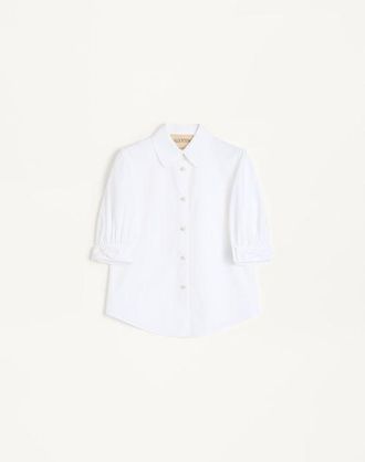 Valentino Cotton Popeline Shirt Wo