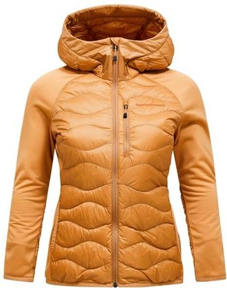 Peak Performance Helium Down Hybrid Hood Daunenjacke für Damen | orange