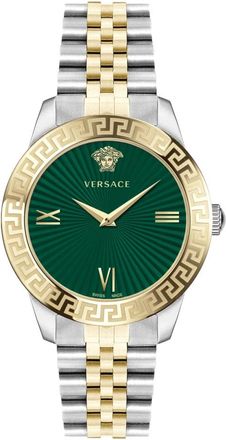 Versace Horloge - Dames - Horloges - Groen - ONE Size - Accessoires