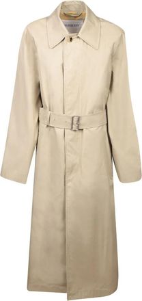 Burberry Klassieke Beige Trenchcoat Aw 23 - Heren - Jas met riem - Beige - S - Katoen - Jassen
