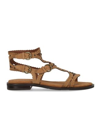Ash SANDALO FLAT PAPRIKA STUDS CAMMELLO ASH