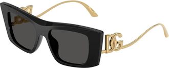 Dolce & Gabbana Stijlvolle zonnebril Dg 4510 in zwart - Dames - Zonnebrillen - Zwart - 51 MM - Accessoires