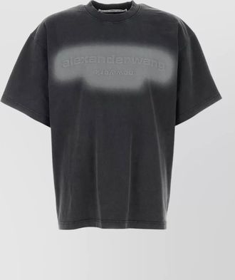 Alexander Wang oversized cotton logo t-shirt