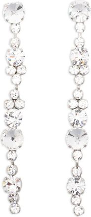 Forte_Forte Silver Crystal Dangler Earrings