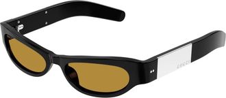 Gucci Cat-eye Zonnebril - Dames - Zonnebrillen - Zwart - 53 MM - Nylon - Accessoires