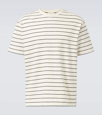 Frame Denim Striped cotton jersey T-shirt