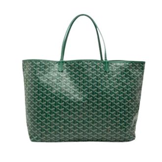 Goyard Pre-owned Saint Louis Tote Bag - Dames - Pre-owned - Groen - Maat: ONE Size Leer