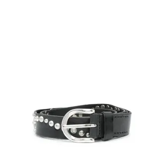 Our Legacy Star Fall Studded Leather Belt