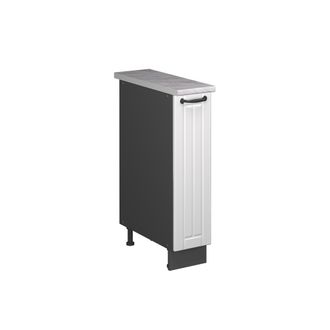 Vicco Mueble De Botica Fame-line, Blanco Casa De Campo/antracita, 20 Cm, Et M&aacute;rmol, Vicco