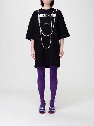 Moschino Abito a t-shirt Moschino Couture in cotone con stampa logo