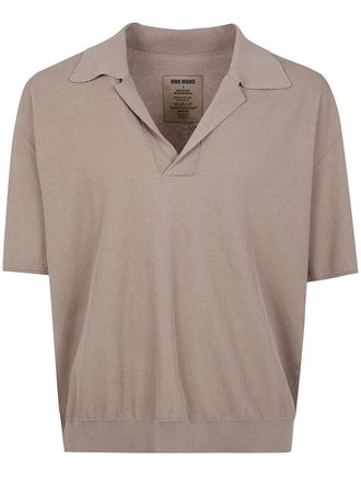 Uma Wang Short Rib Crepe Polo