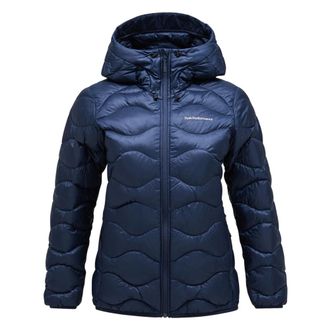 Peak Performance Down Jackets, female, Blue, Size: XS Helium Down Hood Jacket