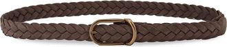 Brunello Cucinelli Suede Woven Belt-Uomo