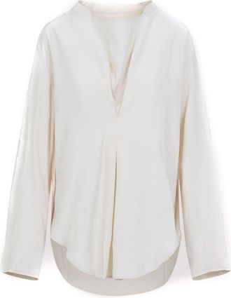 STUDIO NICHOLSON Pampa Draped Neck Top