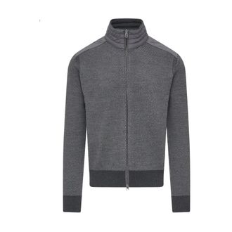 Belstaff Cardigans, male, Gray, S, Kelby Zip Cardigan