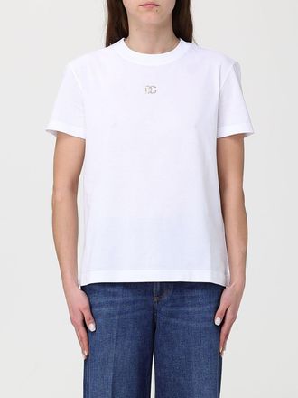 Dolce & Gabbana T-shirts in cotone a coste con logo Dolce & Gabbana