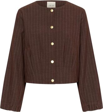 Cream Chaquetas - Jackets - Mujer - Marr&oacute;n - 3XL