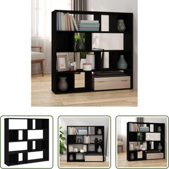 vidaXL vidaXL Mobile - Libreria/Divisorio Nero 105x24x102 cm