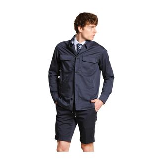 Mason's Heren, Jassen, Blauw, Maat: 3XL Satijn