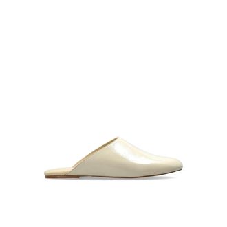 A.P.C. Leren Slippers - Dames - Slip ons - Beige - 41 EU - Leer - Schoenen