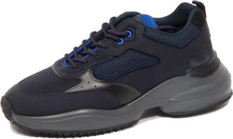 Hogan Interaction Allacciato 006 - Heren - Sneakers - Blauw - 39 EU - Leer - Schoenen