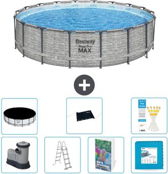 Bestway Piscina Bestway Steel Pro Max Redonda - 549x122 Cm - 8-piezas S621