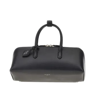 Alaia Box leather small Delta bag Woman One Size
