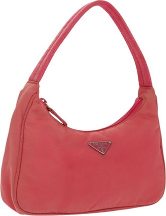 Prada Red Synthetic Clutch Bag (Pre-Owned)