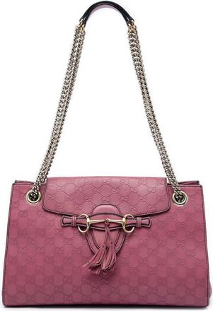 Gucci Pre-owned Gucci Large Guccissima Emily Shoulder Bag Ladies B794A4I3PPPLBWX1