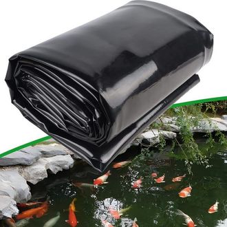 OEM Revestimiento De Hdpe De 20 Mil&eacute;simas De Pulgada Para Estanques Exteriores, Revestimiento Para Estanques De Peces Con Flexibilidad Y Ductilidad, 300 X
