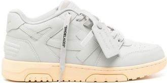 Off-white Out Of Office leather sneakers - men - Calf Leather/Fabric/Rubber - 39.5 - Grey