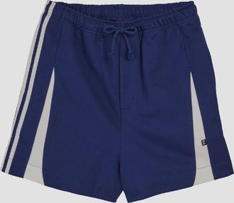 Yohji Yamamoto Mens Y-3 French Terry Cutline Shorts in Blue