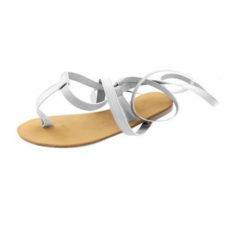 Generic Womens Sandals Summer Elegant Flat Flip Flops Womens with Fabric Toe Separator Strappy Sandals Airy Toe Sandals Strap Sandals Open Beach Sandals Light