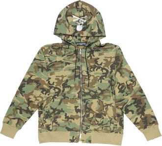 MASTERMIND WORLD Felpa con cappuccio e zip - Verde