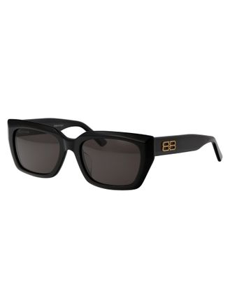 Balenciaga BB0272SA Acetate Square Sunglasses - Black