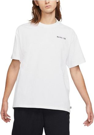 Nike Back Cartoon Printing Round Neck Casual Short Sleeve White DR1240-100