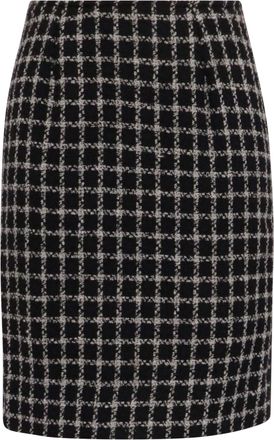 Versace Gianni Versace Knee-Length Pencil Skirt in Black Tweed