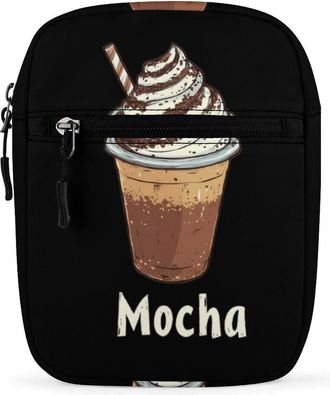 Generic Mocha Trendy Crossbody Bag for Men Women Small Satchel Men Sling Adjustable Shoulder Strap Messenger
