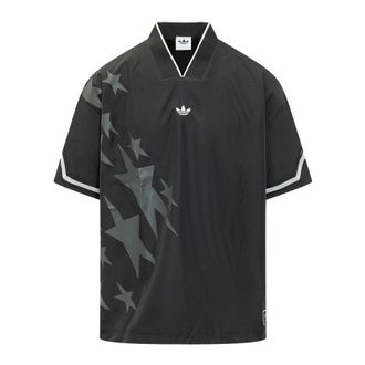 adidas Basketball Star Warm Up Top - Heren - Sportshirts - Zwart - S - Polyester - Fitness