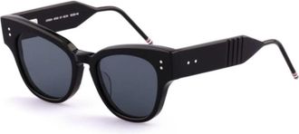 Thom Browne unisex, Accessoires, Zwart, Maat: 52 MM