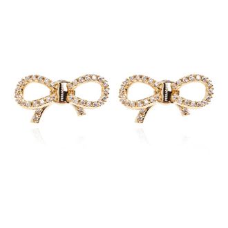 Ferragamo Vara Strik Oorbellen - Dames - Oorbellen - Geel - ONE Size - Accessoires