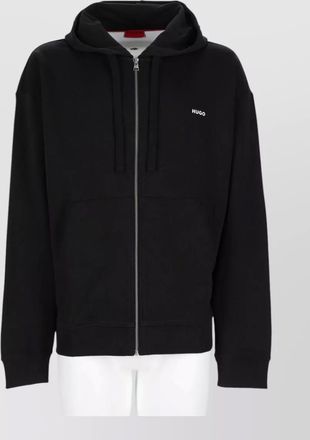 HUGO BOSS cotton hooded jacket